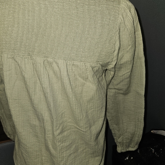 J.Crew Womans Long Sleeve Green Size XS - Picture 4 of 11